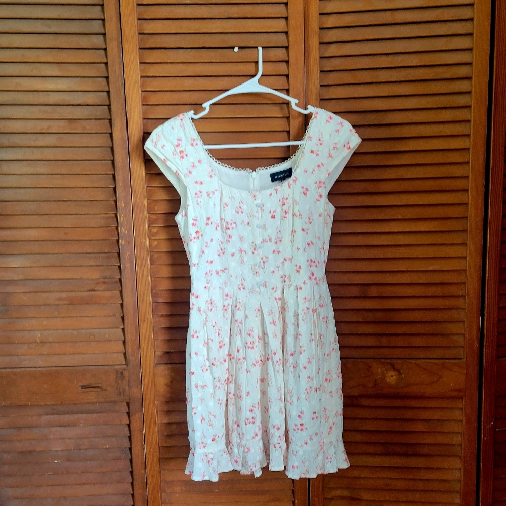 Majorelle | Lauralie Mini Dress In Summerfield White | XXS